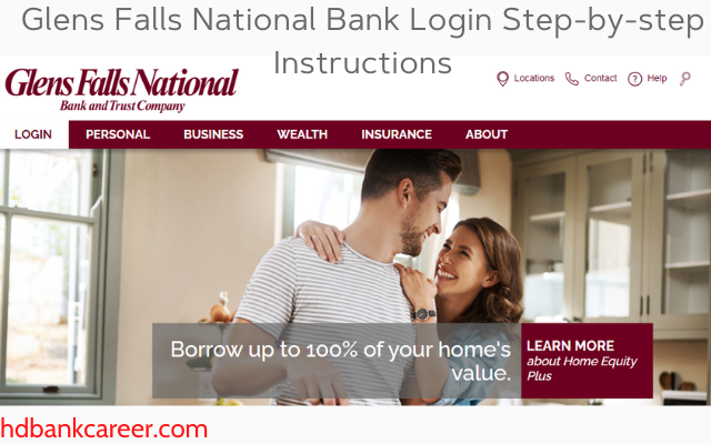 Glens Falls National Bank Login Step-by-step Instructions