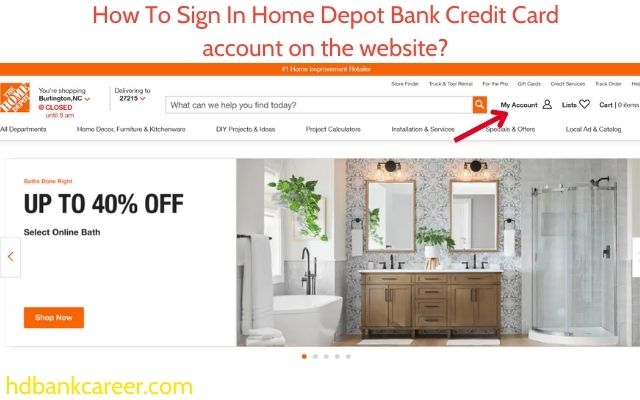 How to log in Home Depot Credit Card?