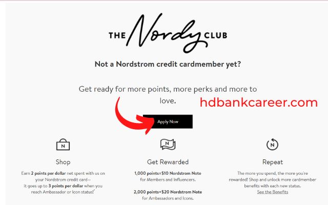 Enrolling in Nordstrom Credit Card Online