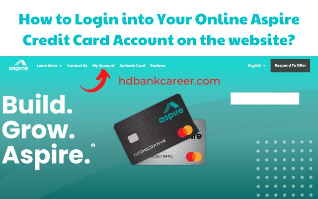 Login into Your Online Aspire Credit Card Account on the website