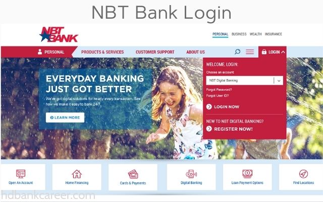 NBT Bank Login Online Banking | nbtbank.com