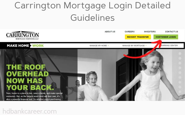 Carrington Mortgage Login Detailed Guidelines