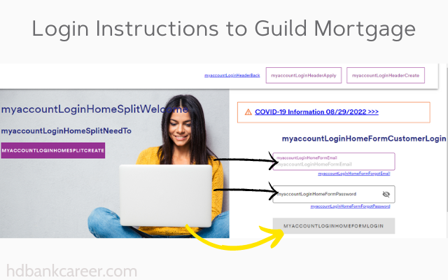 Login Instructions to Guild Mortgage
