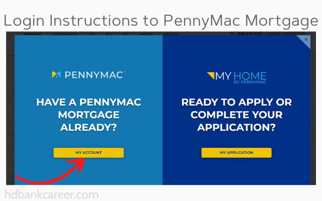 Login Instructions to PennyMac Mortgage
