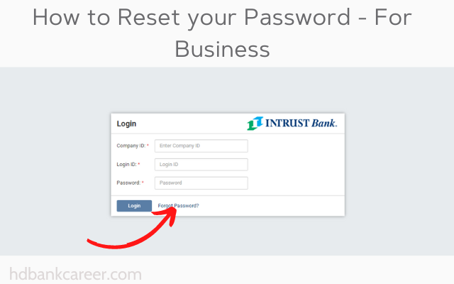 How to Reset your Password - For Business