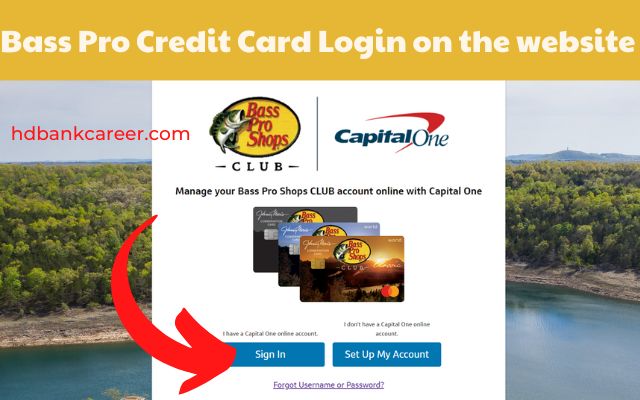 Bass Pro Credit Card Login on the website