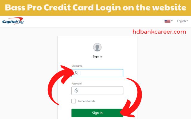 Bass Pro Credit Card Login on the website