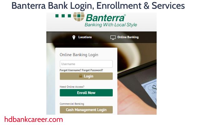Banterra Bank Login, Enrollment & Customer Service