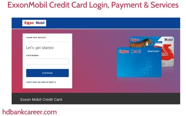 ExxonMobil Credit Card Login instruction & Payment guidelines