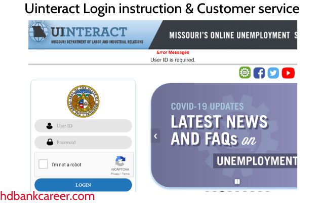 UInteract Login Missouri Division of Employment Security 2022
