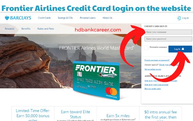 Frontier Airlines Credit Card Login l Way To Pay & Contact