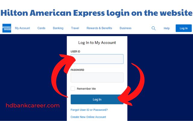 Hilton American Express Login l Way To Make Your Payment