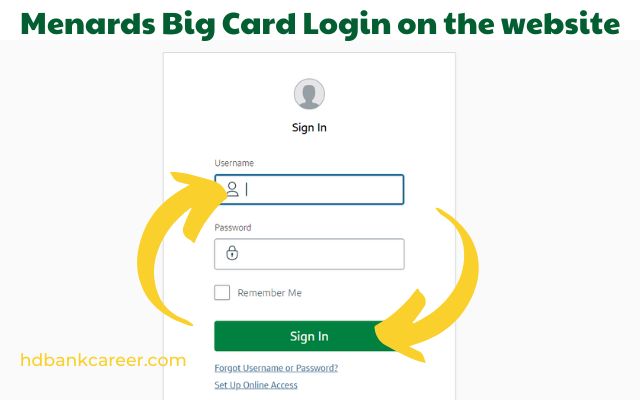Menards Big Card Login, Registration, Activation & Payment