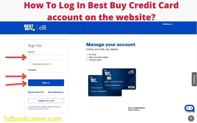 How To Log In Best Buy Credit Card account on the website?