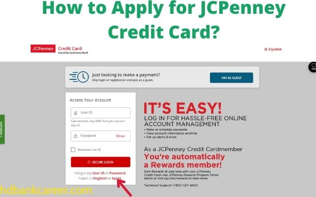 How to Apply for JCPenney Credit Card?