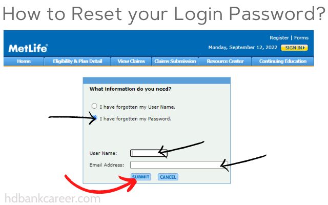 How to Reset your Login Password?