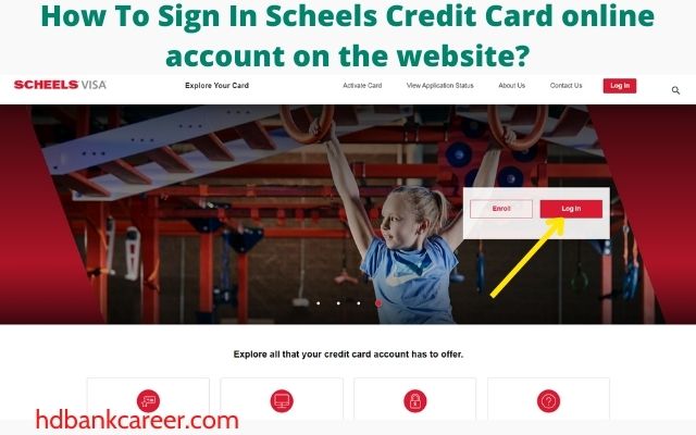 How To Sign In Scheels Credit Card online account on the website?