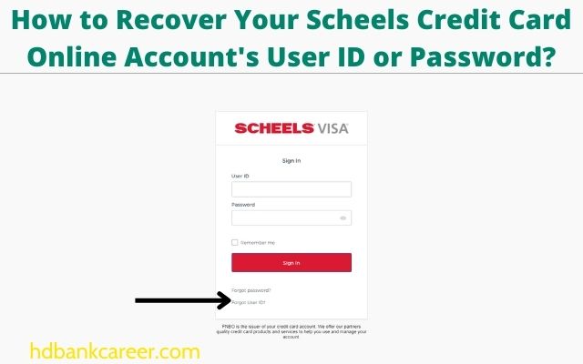 How to Recover Your Scheels Credit Card Online Account