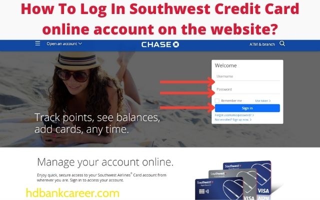 Southwest Airlines Credit Card Login, Payment | Chase.com