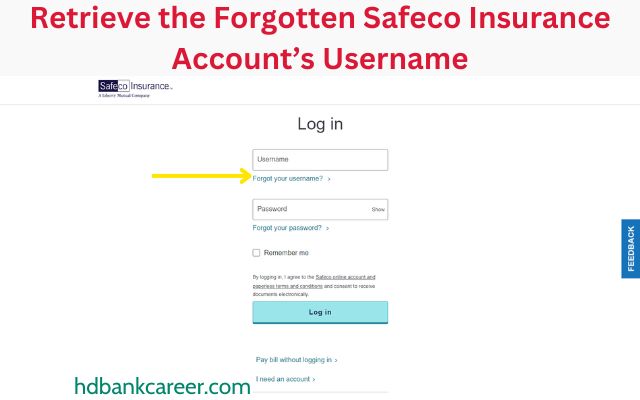How to Retrieve the Forgotten Safeco Insurance Account’s Username?
