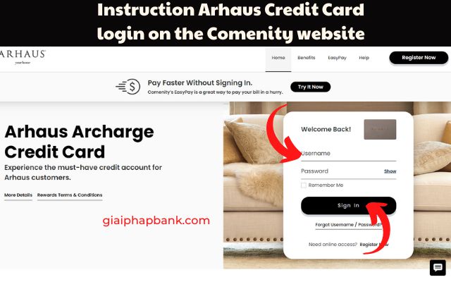 Arhaus Credit Card Login & Pay Your Bill l giaiphapbank