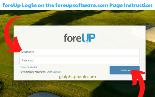 foreUp Login on foreupsoftware.com